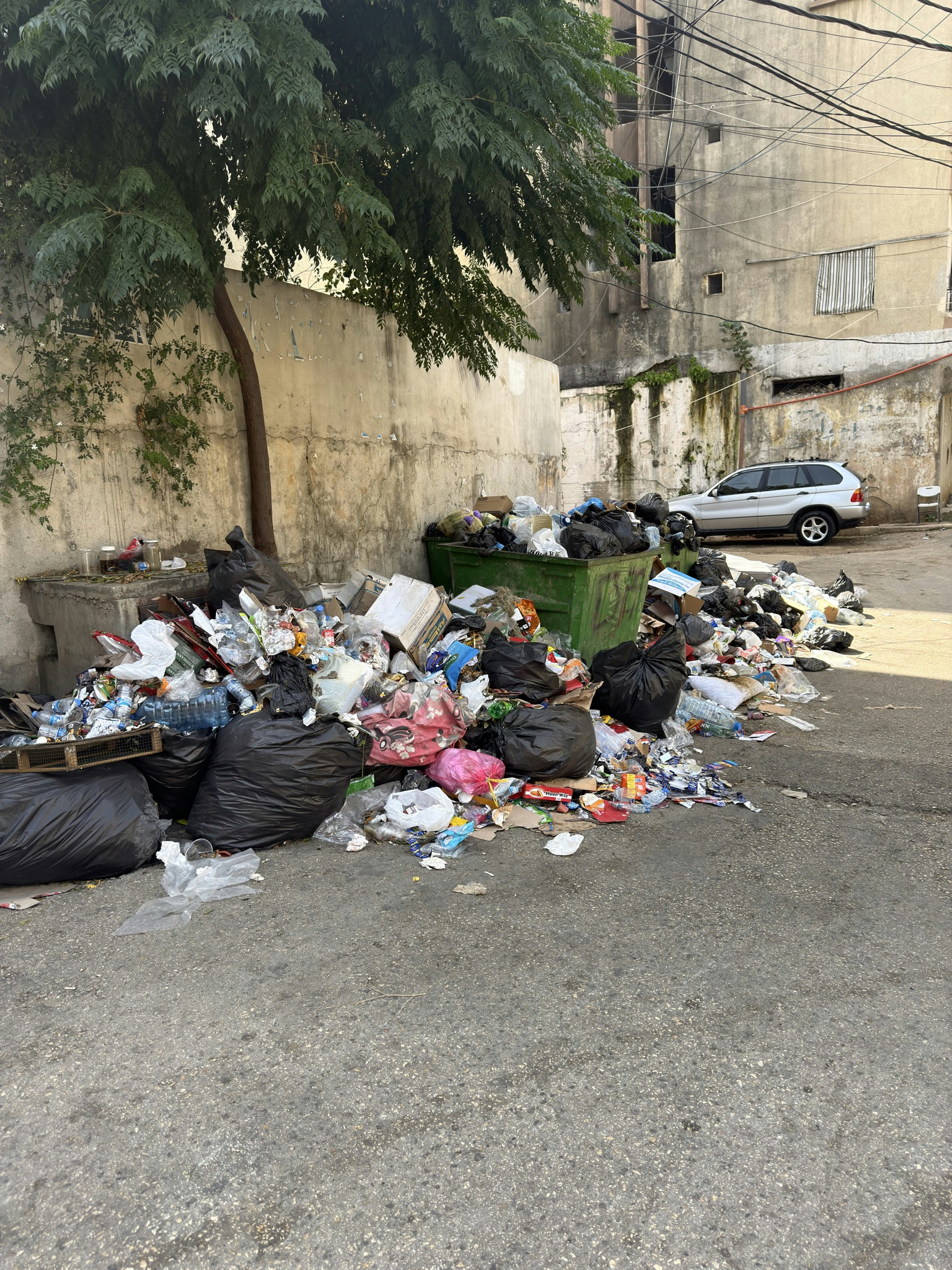 Waste accumulation in residential Reas
